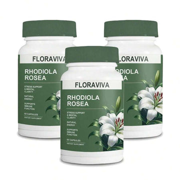 Floraviva Rhodiola Rosea Capsules 500mg 