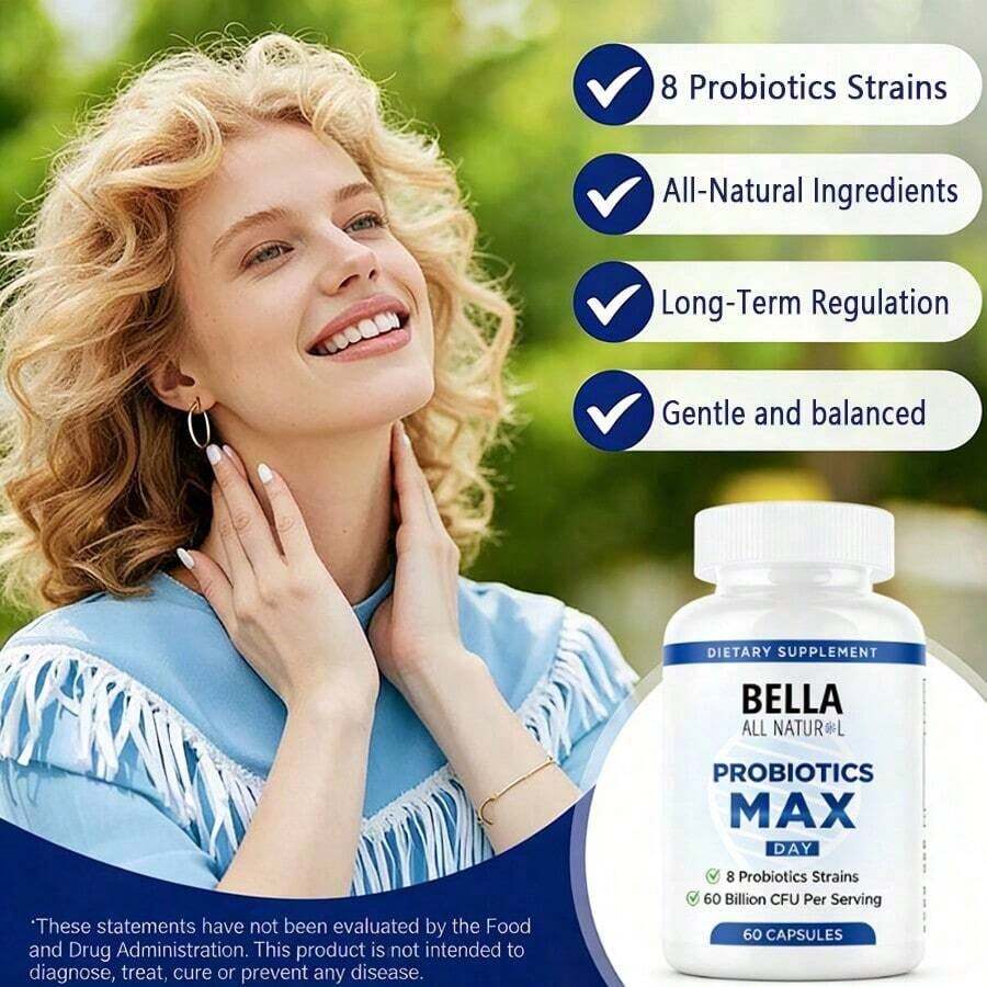 BELLA Probiotics MAX 8 Strains 60 Billio