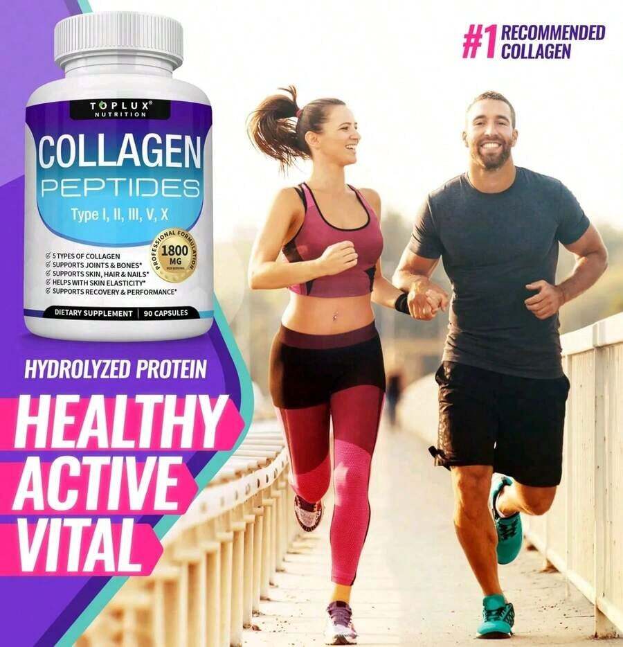 Toplux Collagen Peptides 5 Types Of Coll