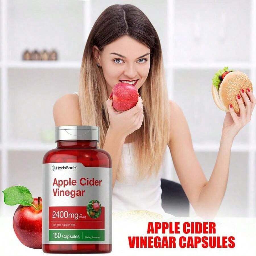 Apple Cider Vinegar Gummies For Women, Belly Fat & Weight Loss Support, Metabolism Booster With B12, Energy & Digestion Support, Vegan - 3 Bottles