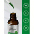 Horbäach Liquid Chlorophyll Drops |   2 Oz |   Vegan, Non-GMO, And Gluten Free Formula |   Natural Peppermint Flavor - 3PCS