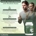 Flash  Floraviva Rhodiola Rosea Capsules For Natural Energy GMO Excluded - 2 Bottles