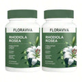 Flash  Floraviva Rhodiola Rosea Capsules For Natural Energy GMO Excluded - 2 Bottles