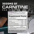 Cutler Nutrition Carnitine Liquid 3000 -  Sweet And Sour Flavor Body Supplement For Fitness & Health - Optimum Vitamin & Dietary Healthcare - 30 Servings - Sour Peach Rings