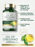 Carlyle Oregano Oil 4000mg Supplement |   150 Softgel Capsules |   Contains Carvacrol |   Non-GMO & Gluten Free Formula - One