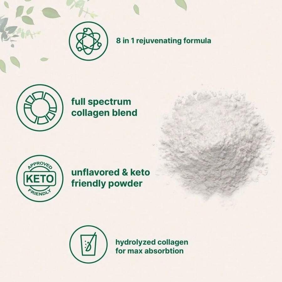 Multi Collagen Peptides Powder, 8oz - Default Color