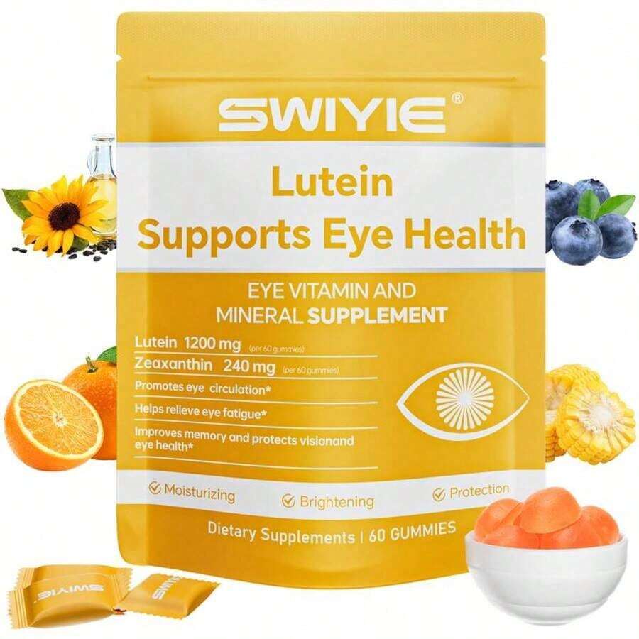 Eye Care Zeaxanthin Astaxanthin Gummies Blue Light Shield Berry 60 - Default Color