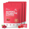 Women's Body Care Cranberry Probiotic Vegan Gummies 60Pcs - 2PCS