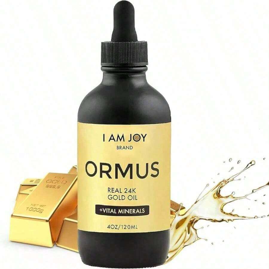 Ormus Gold Oil Monoatomic Supports Deeper Thought, Intuitive Awareness & Dream Clarity Rich With Minerals, Platinum, Iridium Non-Chemical Extraction 4oz Body Care - Default Color