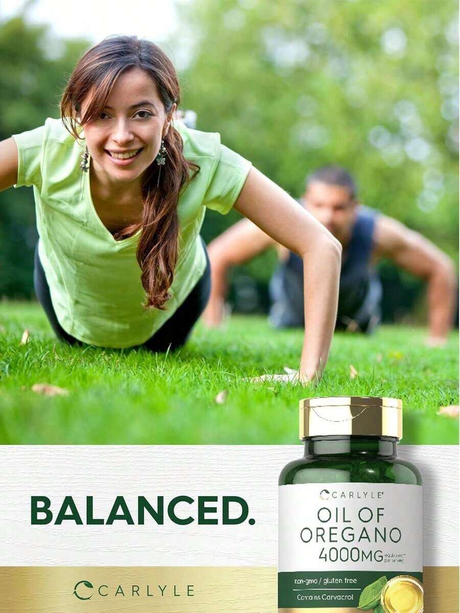 Carlyle Oregano Oil Softgels –Equivalent To4,000 Mg OfOregano Leafper Serving | Contains Naturally-Occurring Carvacrol | Mediterraneanand Wild Harvested | Quick ReleaseSoftgels | 150 Quick-Release Capsules - Default Color