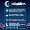 LullaBites Natural Sleep Gummies – Melatonin-Free Blend With 5-HTP, L-Theanine, Magnesium & Valerian – Vegan, Sugar-Free, Halal – Strawberry Flavor – 60 Gummies (30 Servings) - 2PCS