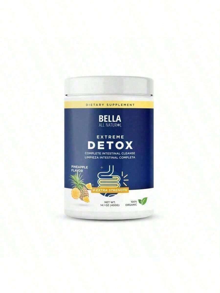 Bella Pineapple Colon Cleanse – High Fiber Detox Powder For Digestive Health & Gut Support|   400g|   40 Servings - 2 Pcs