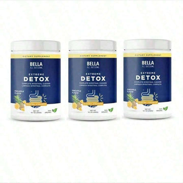 Bella Pineapple Colon Cleanse – High Fiber Detox Powder For Digestive Health & Gut Support|   400g|   40 Servings - Default Color