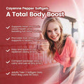 Holiday Haul Cayenne Pepper Softgels Supplement, Supports Leg Vein, Heart And Blood Vessel Health, With Vitamin E D3+K2 And Extracts Of Grape Seed, Hawthorn, Beetroot And Others (240 Softge /1 Bag) - Default Color