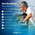 SciatiEase Sciatic Nerve Health Support Supplement - 120 Capsules With AlphaPalm, Pea, Vitamin B Complex, Alpha Lipoic Acid 300mg, Fast-Absorbing Formula For Nerve Comfort - Healthcare Sciatica Relief - Default Color