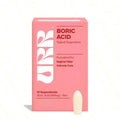 URR Boric Acid Vaginal Suppository W/ Lactic Acid & Aloe For Vaginal Odor, 12 Ct - 1 Item