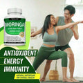 Moringa Capsules 1200mg - Pure Moringa Powder For Immune, Gut Health 90 Capsules - Default Color