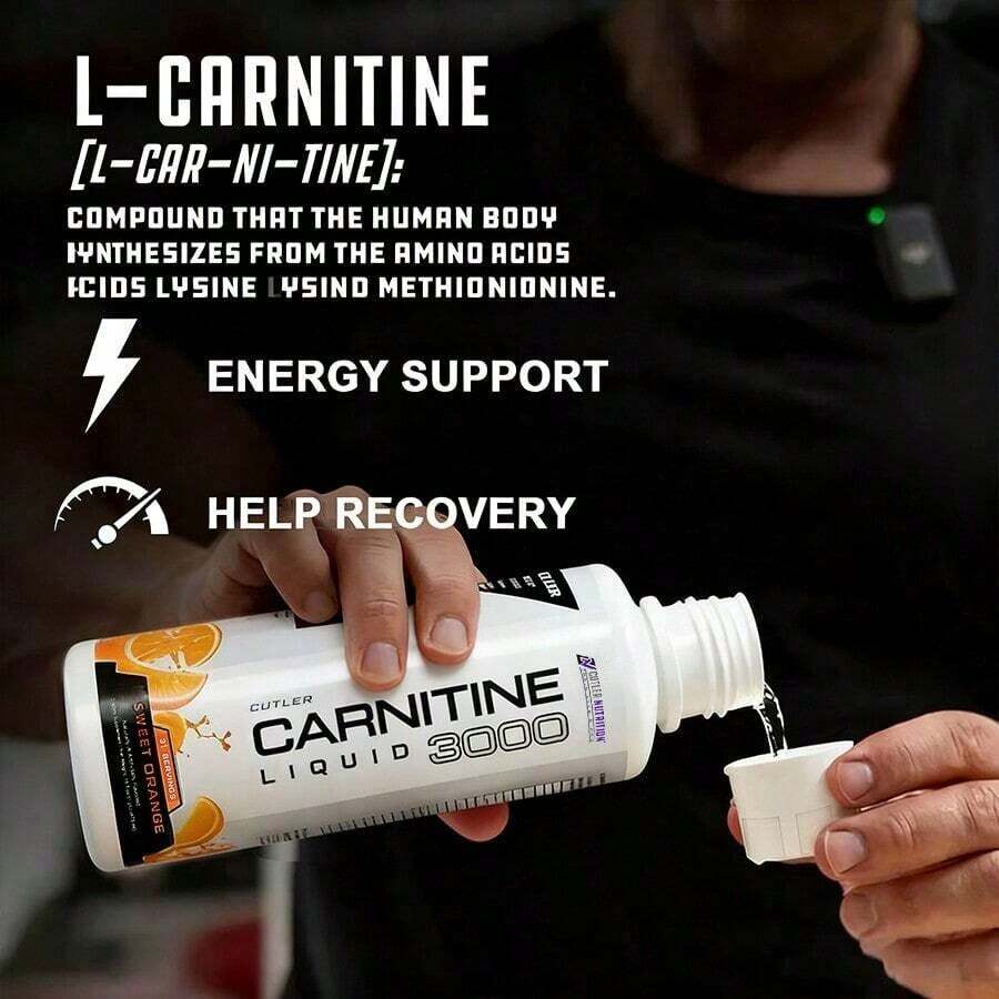 Cutler Nutrition Liquid L-Carnitine Supplement With Acetyl L-Carnitine & L-Carnitine Tartrate Forms - Pre Workout Formula For Optimal Absorption, Energy & Muscle Support, Buzz'in Orange Flavor[Free Shipping ](2026 Latest Version) - 2PCS