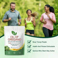 Vivonu Oil Of Oregano With Black Seed Oil Softgels| 6200mg Herbal Equivalent Per Serving| Ultra High Carvacrol & Thymoquinone| 300 Softgels| Gluten & Dairy Free - 2PC