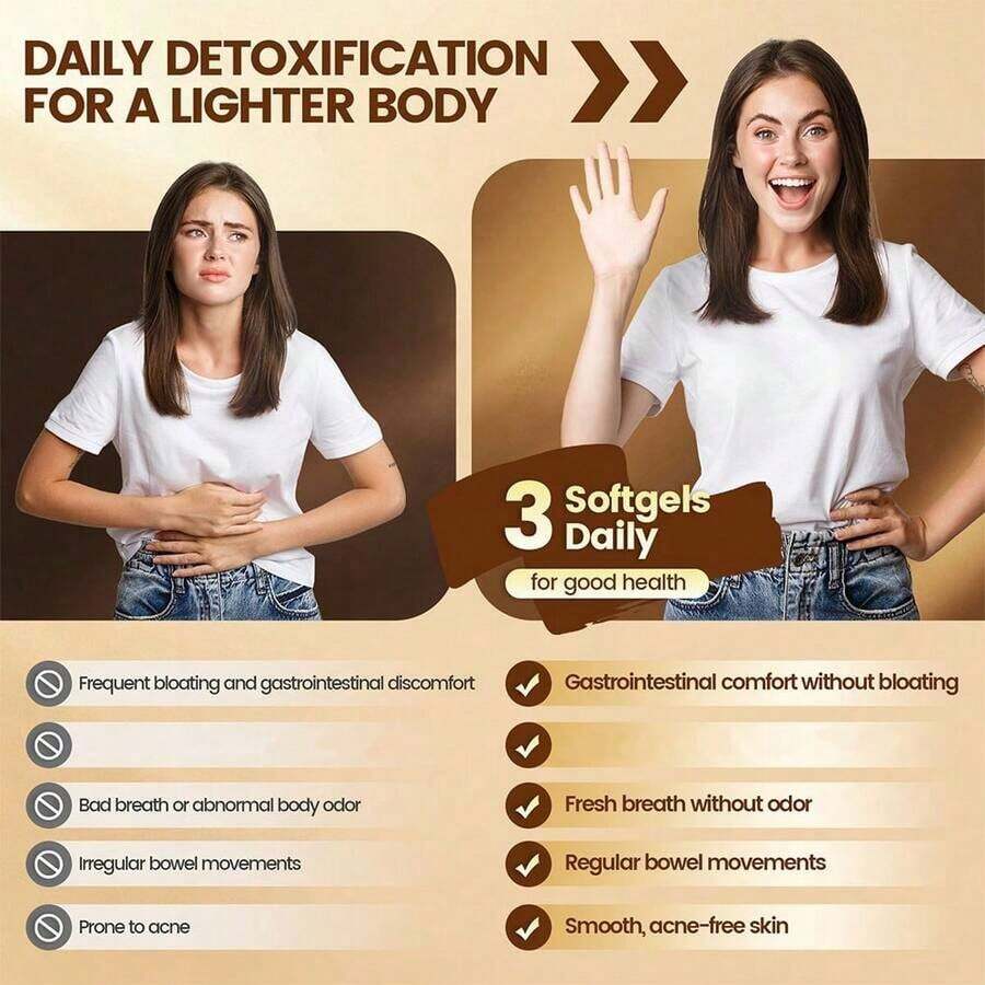 VivoNu Ai Cao Hei Walnut Lilac Capsules, 6600mg Clean, Healthy, And Human Intestinal Protective Supplement, 18 In 1 Herbal Mix, Contains 240 Soft Capsules Of Pumpkin Seeds, Garlic, Oriole, Berberine, Cinnamon, And More - 2 Bags