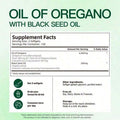 Oil Of Oregano Softgels With Black Seed Oil| Organic Formula With Carvacrol & Thymoquinone| Immune & Respiratory Support| Non-GMO|300 Capsules - Default Color