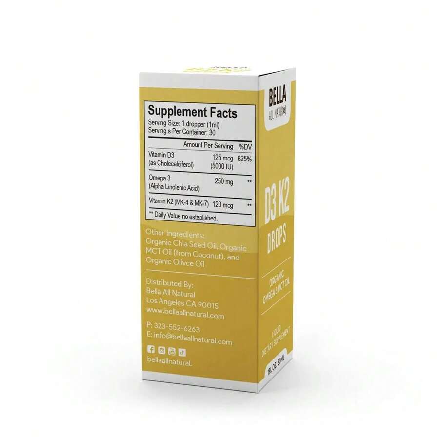 Bella  D3 K2 Drops And Probiotics MAX - Default Color