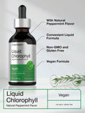 Horbäach Liquid Chlorophyll Drops|   2 Oz|   Vegan, Non-GMO, And Gluten Free Formula|   Natural Peppermint Flavor - 3