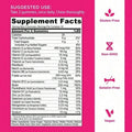 Women's Complete Multi Gummies All 13 Essential Vitamins, All B Vitamins, Vitamin Zinc, Biotin And More. Healthy Hair, Skin & Nails, Eyes, Immune, Brain & Nervous System, Heart Health. Gluten-Free, Vegan, Non-GMO, And Gelatin-Free. - Default Color