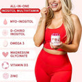 Inositol Powder Multivitamin, Pink Lemonade Flavor – 4g Myo & D-Chiro Inositol, DIM, Zinc, Magnesium Glycinate, Vitamin D3 – Supports Women's Health, Cycle, Energy[Free Shipping ] - Default Color