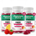 Fiber Gummies For Digestive Health & Regularity - Raspberry Lemon Flavor - No Sugar Added & Vegan - Daily Gummy For Adults - 1