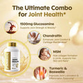FUNRICH Joint Health Supplement For Women & Men With Glucosamine, Chondroitin, MSM & Turmeric - 120 Capsules﻿ - 3PCS