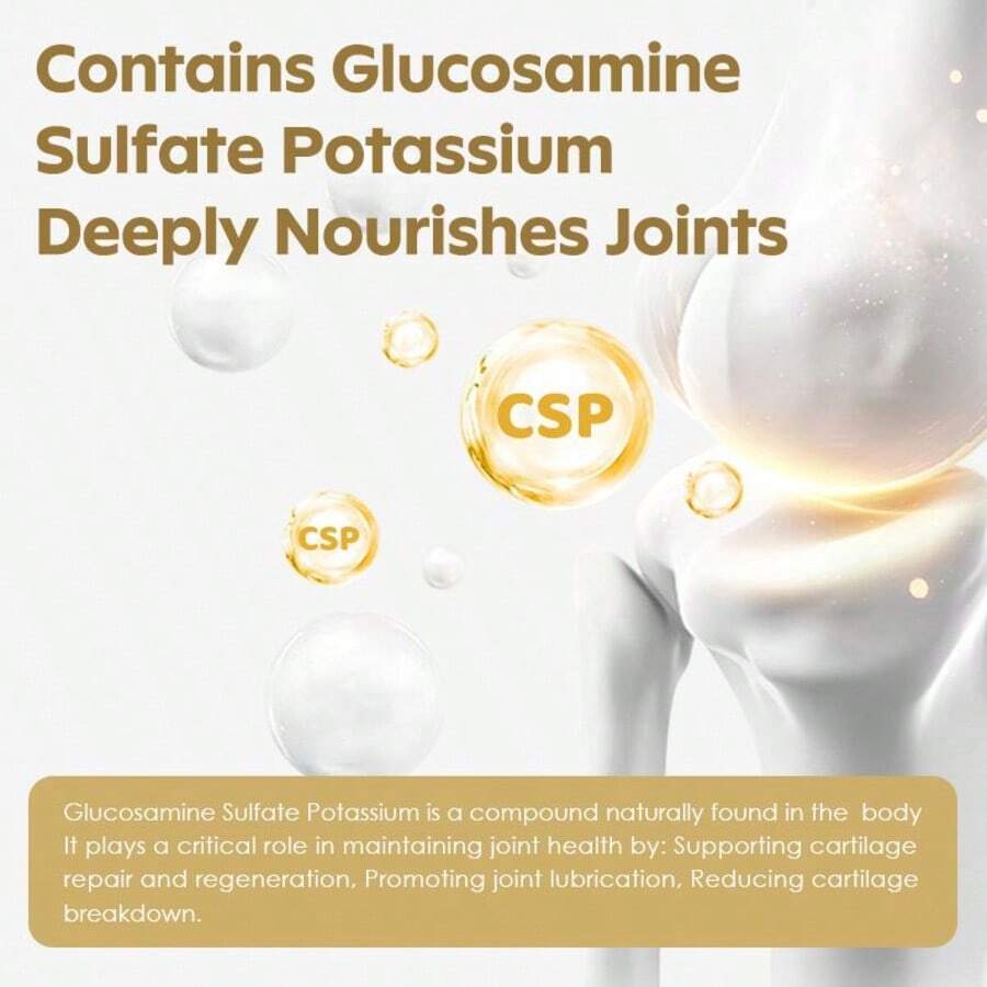 FUNRICH Joint Health Supplement For Women & Men With Glucosamine, Chondroitin, MSM & Turmeric - 120 Capsules﻿ - Default Color