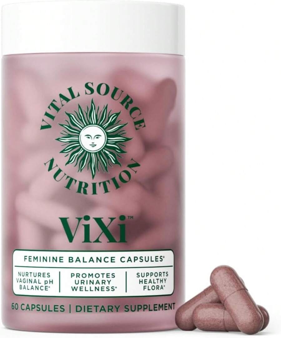 Vital Source Nutrition ViXi Healthy Female Physiological Function Support Supplement |     With LactoSpore ®   , Cranberry & Pineapple |     Vegan Non-GMO |     30 Servings |     Dietary Supplement - Default Color