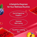 [FOODOLOGY] Coleology Cutting Jelly 10days - Garcinia Cambogia (HCA), Chia Seeds Collagen, Hyaluronic Acid, Pomegranate Flavored 8.81 Oz /10 Sticks - Cutting Jelly 10 Days - 1 Carton