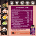 24-In-1 Advanced Hair Growth Vitamins |   Biotin 10,000mcg, Collagen, Patented OptiMSM, GoMCT, Saw Palmetto |   Naturally Regrow Stronger & Healthier Hair, Skin And Nails |   Stops Hair Loss |   60 Day Supply - Default Color