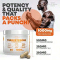 Peak Revival-X Turkesterone + Tongkat Ali + Colostrum – Testosterone, Muscle Growth & Energy Support – 60 Capsules - One