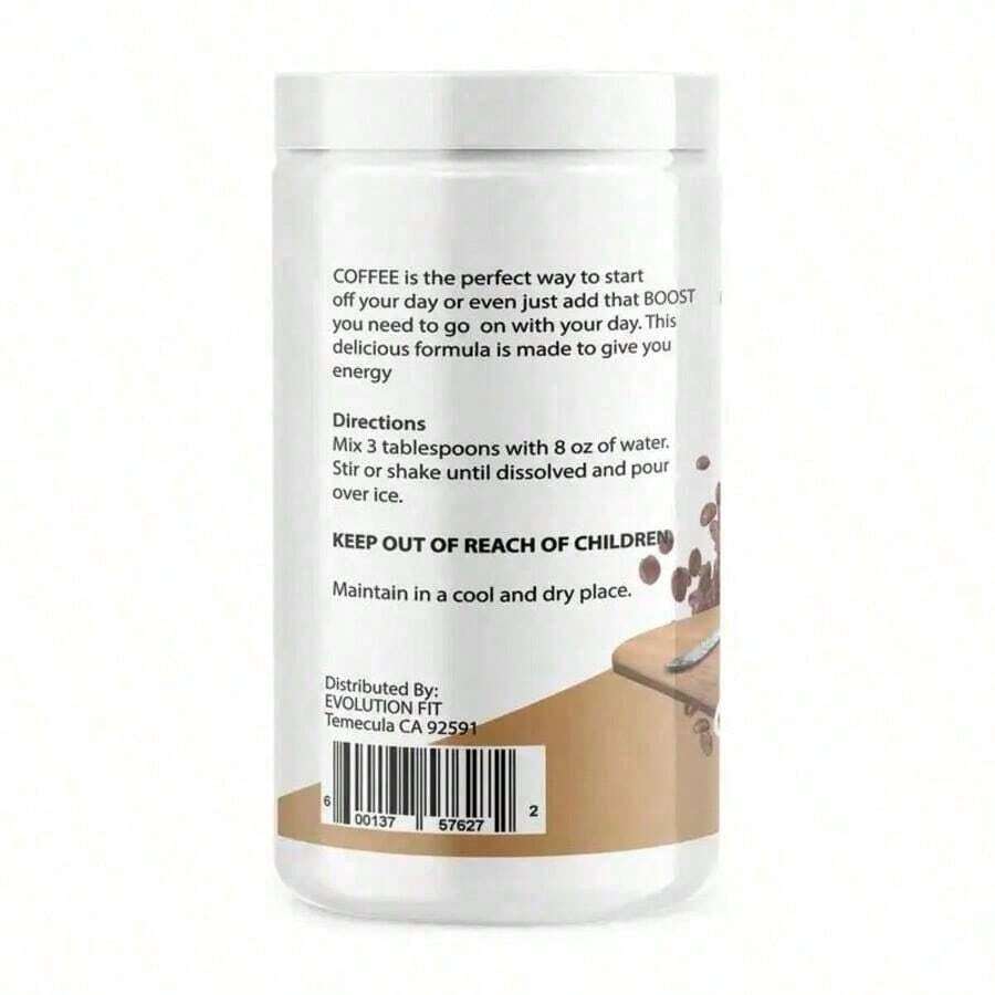 Evolution Coffee Cappuccino Flavor Beverage Creamy With L-Carnitine A Dietary Supplement Product - 3bottle