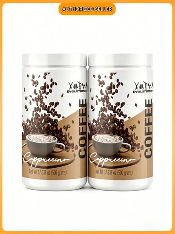 Evolution Coffee Cappuccino Flavor Beverage Creamy With L-Carnitine A Dietary Supplement Product - Default Color