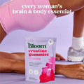 Bloom Nutrition Creatine Gummies - Energy, Cognitive Health & Post-Workout Muscle Recovery Promotes & Muscle Improves - Creatine For Women - 2PCS