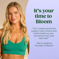 Bloom Nutrition Creatine Gummies - Energy, Cognitive Health & Post-Workout Muscle Recovery Promotes & Muscle Improves - Creatine For Women - 3PCS