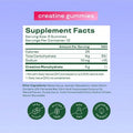 Bloom Nutrition Creatine Gummies - Energy, Cognitive Health & Post-Workout Muscle Recovery Promotes & Muscle Improves - Creatine For Women - 1PCS