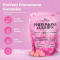 ProYoni Pheromone Gummies - Enhances Your Natural Pheromones From Within - 60 Count Mixed Berry Flavor - 2PCS
