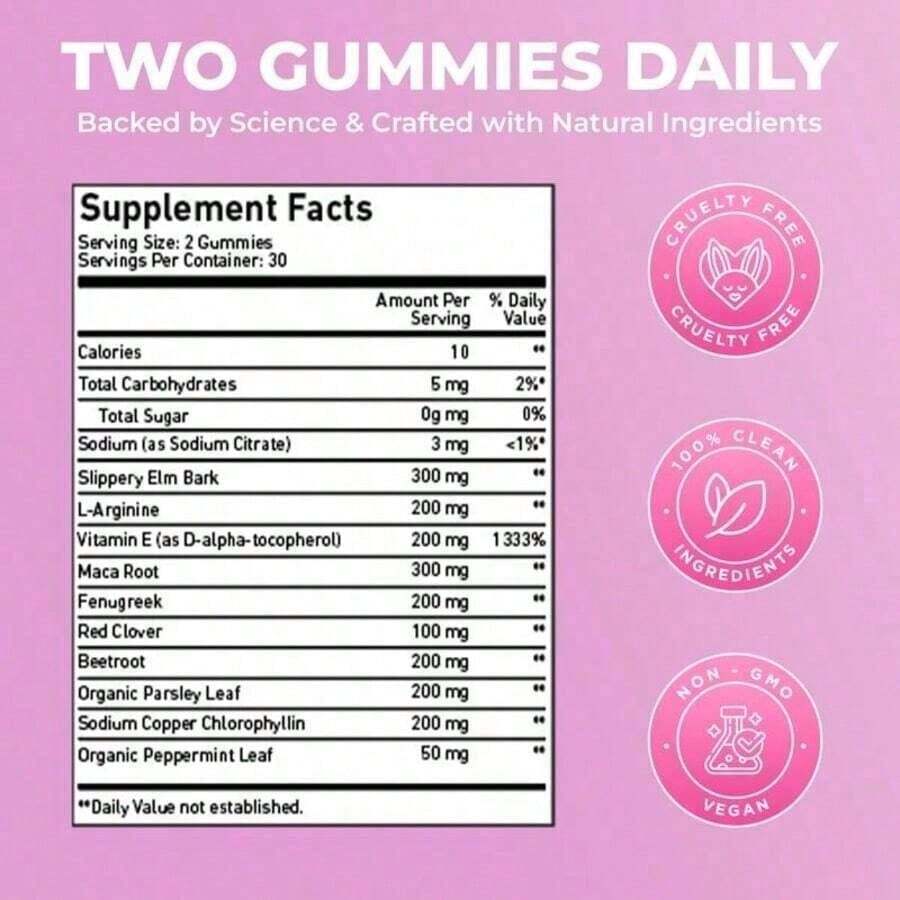 ProYoni Pheromone Gummies - Enhances Your Natural Pheromones From Within - 60 Count Mixed Berry Flavor - One