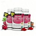 Organic Beet Root Tablets - Nitric Oxide Booster Beetroot Supplement 2040mg Healthcare & Dietary Natural[1PCS] - 3PCS