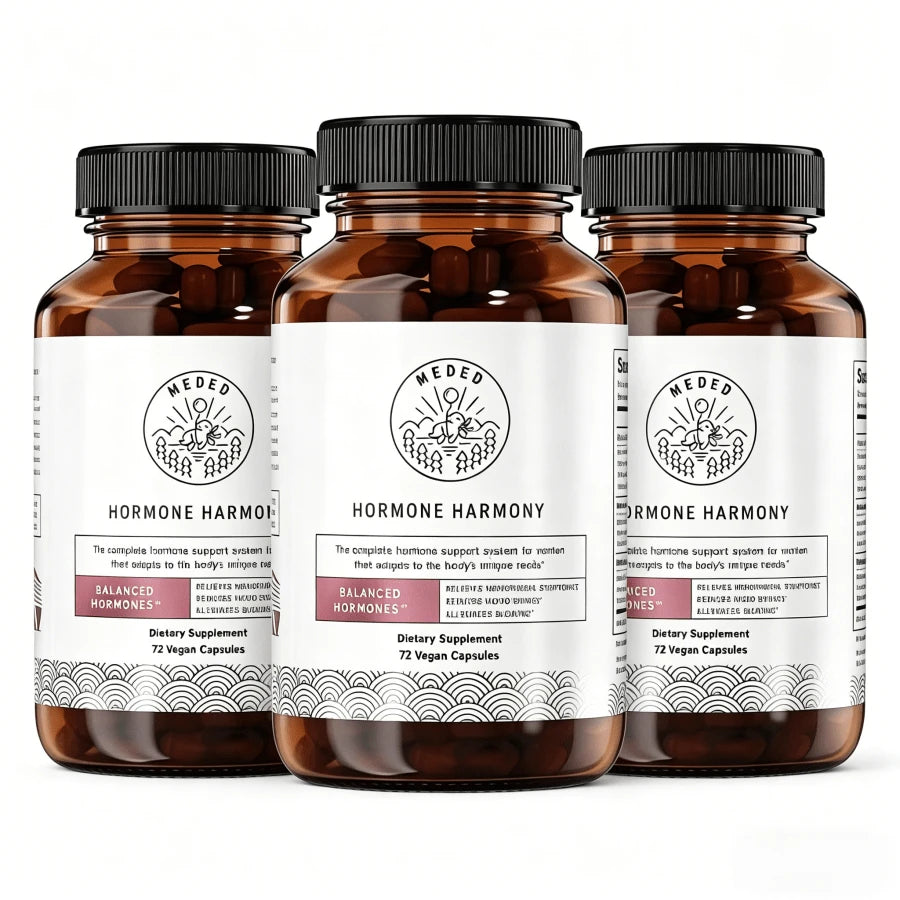 Hormone Harmony Supplement For Women - Natural Hormonal Balance Support |   Menopause & Perimenopause Wellness L Helps With Hot Flashes & Mood 72 Capsules - Default Color