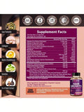 Hair Growth Vitamins For Women| Biotin 10,000mcg, Collagen, Patented OptiMSM®, GoMCT®Saw Palmetto| Naturally Regrow Stronger & Healthier Hair, Skin And Nails| Stops Hair Loss| 60 Day Supply - Default Color