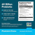 Physician's CHOICE 60CT Dual Action Digestive Enzymes 16 Enzymes + Organic Prebiotics Probiotics  Gut & Digestive Comfort Support. - 1PC