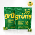 Grüns Superfood Greens Gummy Dietary Blend, 60+ Plant & Vitamin Ingredients, Vegan Gluten Free Third Party Tested - Default Color