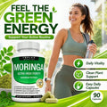 Moringa Oleifera Capsules, Natural Moringa Leaf Supplement With Plant-Based Antioxidants, Daily Energy, Immune, Digestive & Overall Wellness Support, Vegan Non-GMO Capsules - 1bottel