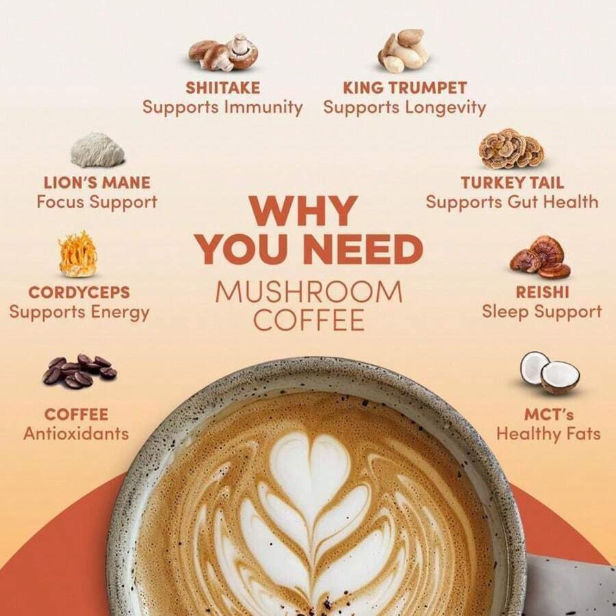 RY-ZY Mushroom Coffee 6 AdaptogenicMushr